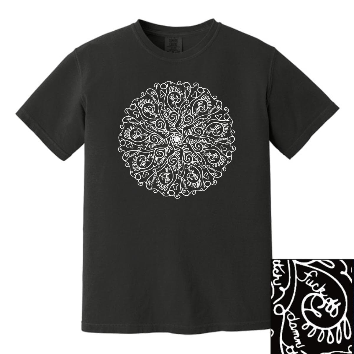 Funny Curse Word Mandala Comfort Colors T-Shirt, Sweatshirt & Hoodie – image 2, Funny Curse Word Mandala Tee, Funny Curse Word Mandala Merch, Funny Curse Word Mandala Shirt, Funny Curse Word Mandala Sweatshirt, Funny Curse Word Mandala Hoodie, Funny Curse Word Mandala Clothes