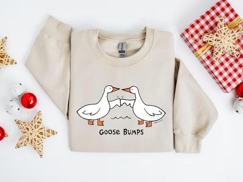 Funny Goose Bumpp Sweatshirt & Silly Goose Sweater for Men Women M550 – image 1, Funny Goose Tee, Funny Goose Merch, Funny Goose Shirt, Funny Goose Sweatshirt, Funny Goose Hoodie, Funny Goose Clothes