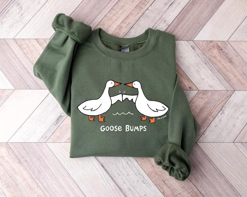 Funny Goose Bumpp Sweatshirt & Silly Goose Sweater for Men Women M550 – image 4, Funny Goose Tee, Funny Goose Merch, Funny Goose Shirt, Funny Goose Sweatshirt, Funny Goose Hoodie, Funny Goose Clothes