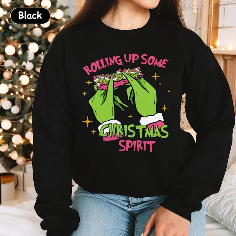 Sudadera y Camiseta Divertido Grinch Navideño - Regalo Unisex – image 1, Grinch Tee, christmas tees, christmas pullover ugly, ugly xmas sweatshirt, ugly sweatshirt christmas, christmas sweatshirt ugly, ugly christmas sweatshirt men