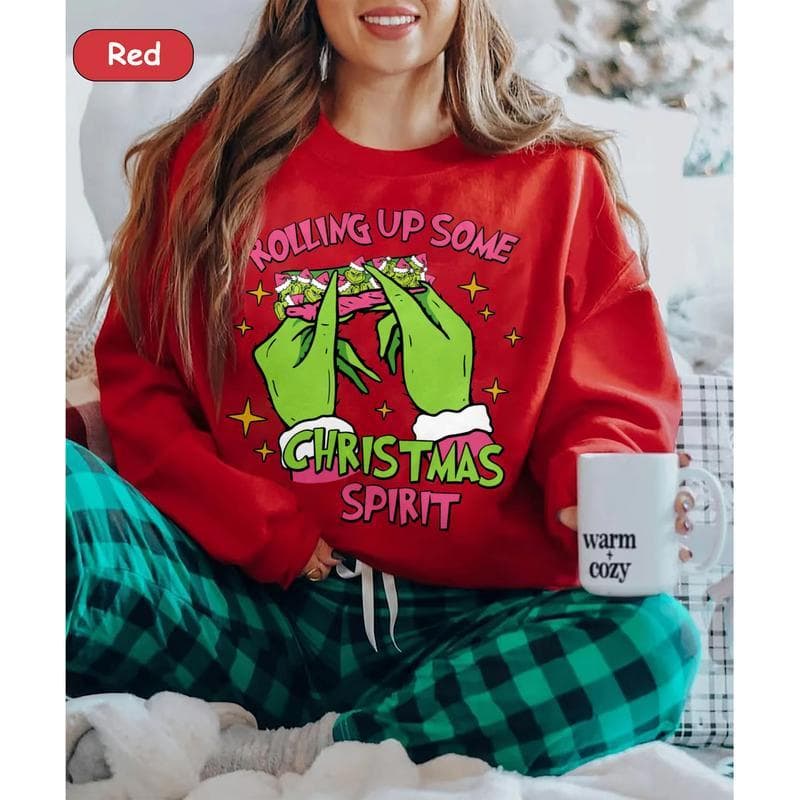 Sudadera y Camiseta Divertido Grinch Navideño - Regalo Unisex – image 3, Grinch Tee, christmas tees, christmas pullover ugly, ugly xmas sweatshirt, ugly sweatshirt christmas, christmas sweatshirt ugly, ugly christmas sweatshirt men