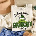 Funny Grinch Christmas Sweatshirt, Festive Holiday Gift 1 small thumbnail