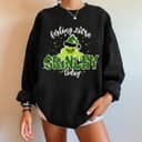 Funny Grinch Christmas Sweatshirt, Festive Holiday Gift 4 small thumbnail