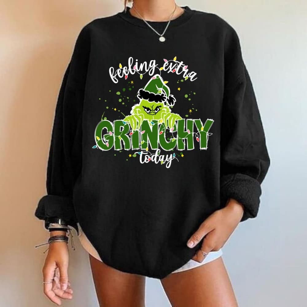 Funny Grinch Christmas Sweatshirt, Festive Holiday Gift – image 4, Grinch Tee, Grinch Merch, Grinch Shirt, Grinch Sweatshirt, Grinch Hoodie, Grinch Clothes