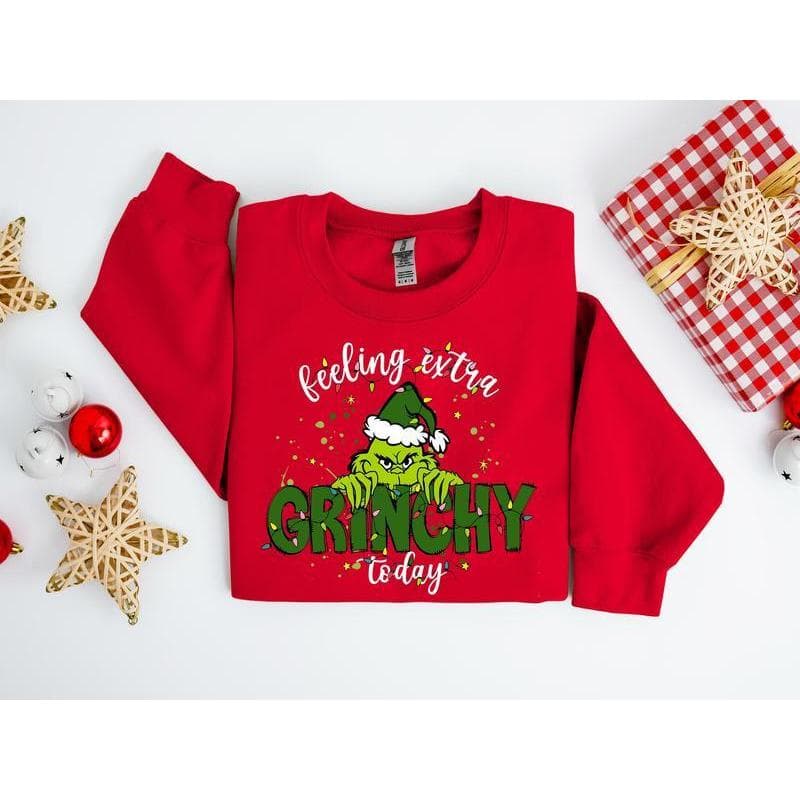 Divertida Sudadera con Capucha Navideña Grinch - Regalo Grinmas – image 4, Grinch Tee, Grinch Merch, Grinch Shirt, Grinch Sweatshirt, Grinch Hoodie, Grinch Clothes
