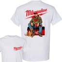 Funny Milwaukee Trump Camo 2-Sided T-Shirt - Unisex Cotton Crewneck 2 small thumbnail