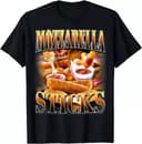 Divertida Camiseta y Sudadera con Capucha de Meme de Mozzarella Cheese Sticks – Estética Bootleg Rap 1 small thumbnail