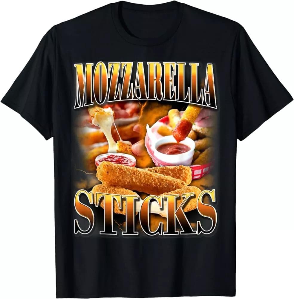 Divertida Camiseta y Sudadera con Capucha de Meme de Mozzarella Cheese Sticks – Estética Bootleg Rap – image 1, Mozzarella Cheese Sticks Tee, Mozzarella Cheese Sticks Merch, Mozzarella Cheese Sticks Shirt, Mozzarella Cheese Sticks Sweatshirt, Mozzarella Cheese Sticks Hoodie, Mozzarella Cheese Sticks Clothes