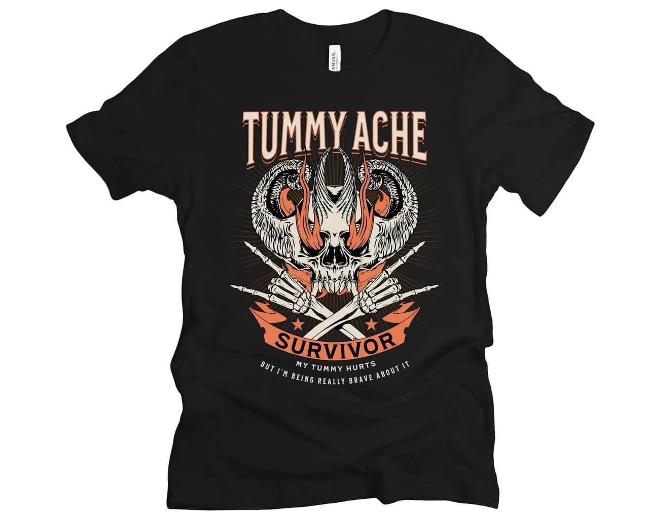 Divertida Camiseta Gráfica 'Me Duele la Barriga' para Supervivientes de SII e Intolerancia a la Lactosa – image 1, My Tummy Hurts Tee, My Tummy Hurts Merch, My Tummy Hurts Shirt, My Tummy Hurts Sweatshirt, My Tummy Hurts Hoodie, My Tummy Hurts Clothes