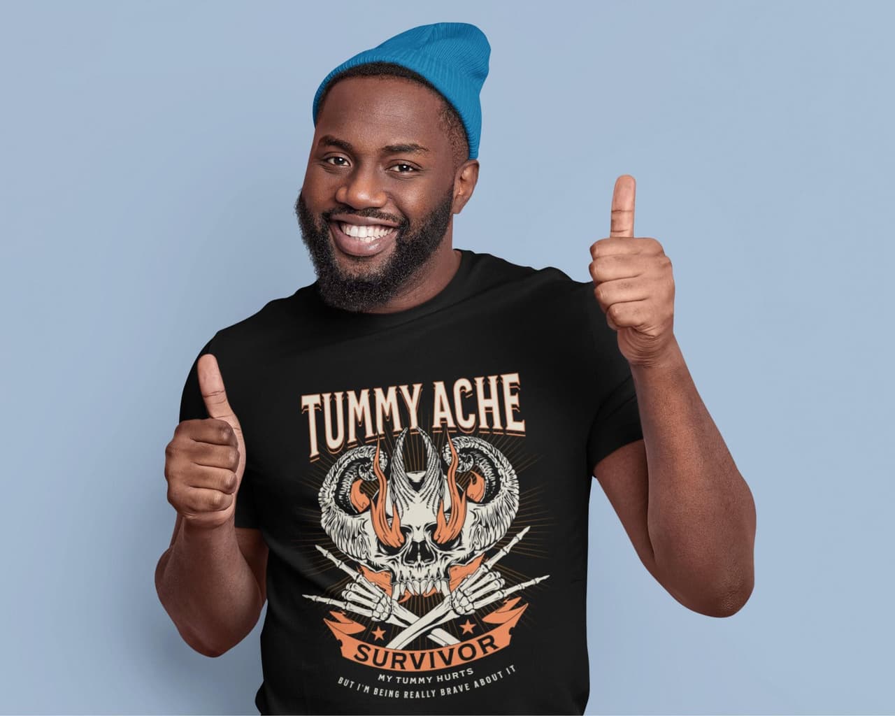 Divertida Camiseta Gráfica 'Me Duele la Barriga' para Supervivientes de SII e Intolerancia a la Lactosa – image 2, My Tummy Hurts Tee, My Tummy Hurts Merch, My Tummy Hurts Shirt, My Tummy Hurts Sweatshirt, My Tummy Hurts Hoodie, My Tummy Hurts Clothes