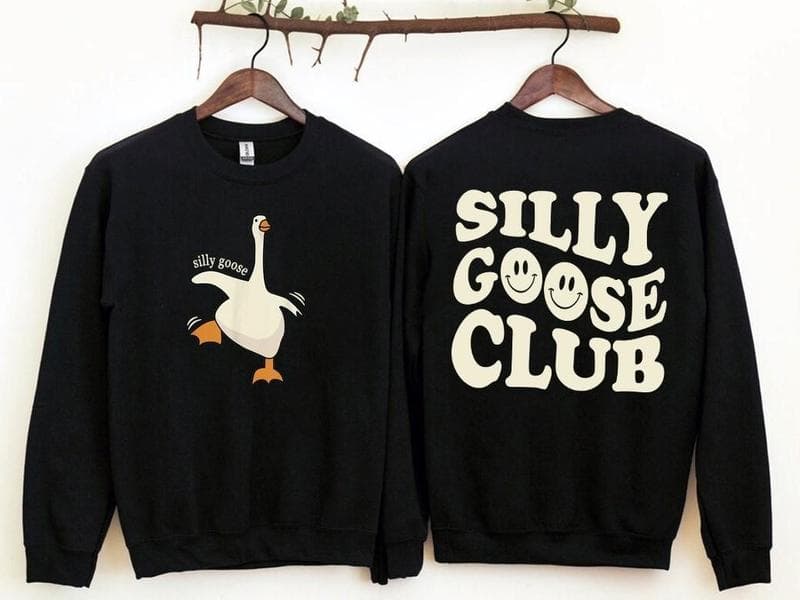 Divertida Sudadera y Camiseta Silly Goose Club para Hombres, Mujeres – image 2, Funny Goose Tee, Funny Goose Merch, Funny Goose Shirt, Funny Goose Sweatshirt, Funny Goose Hoodie, Funny Goose Clothes