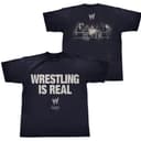 Funny Wrestling Is Real WWE T-Shirt | Gift for Fans & Wrestlers | Vintage Graphic 1 small thumbnail