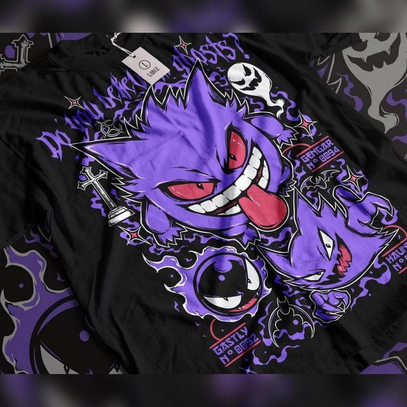 Gengar Ghastly T-Shirt, Ghost Type element Silhouette Sweatshirt, Video Game Hoodie, Japanese Anime Comfort Colors – image 1, Gengar Ghastly Tee, Gengar Ghastly Shirt, Gengar Ghastly Sweatshirt, Gengar Ghastly Hoodie, Gengar Ghastly Clothes