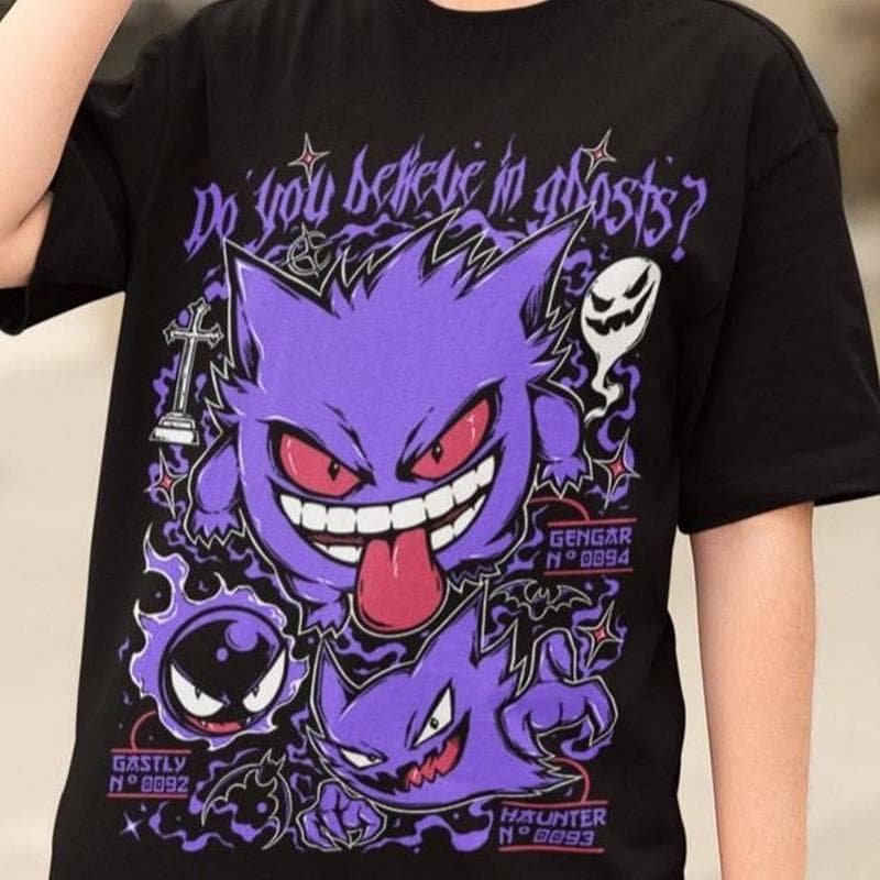 Gengar Ghastly T-Shirt, Ghost Type element Silhouette Sweatshirt, Video Game Hoodie, Japanese Anime Comfort Colors – image 3, Gengar Ghastly Tee, Gengar Ghastly Shirt, Gengar Ghastly Sweatshirt, Gengar Ghastly Hoodie, Gengar Ghastly Clothes