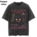Gengar Lavender Town Vintage T-Shirt | Unisex Pokemon Anime Tee 1 small thumbnail