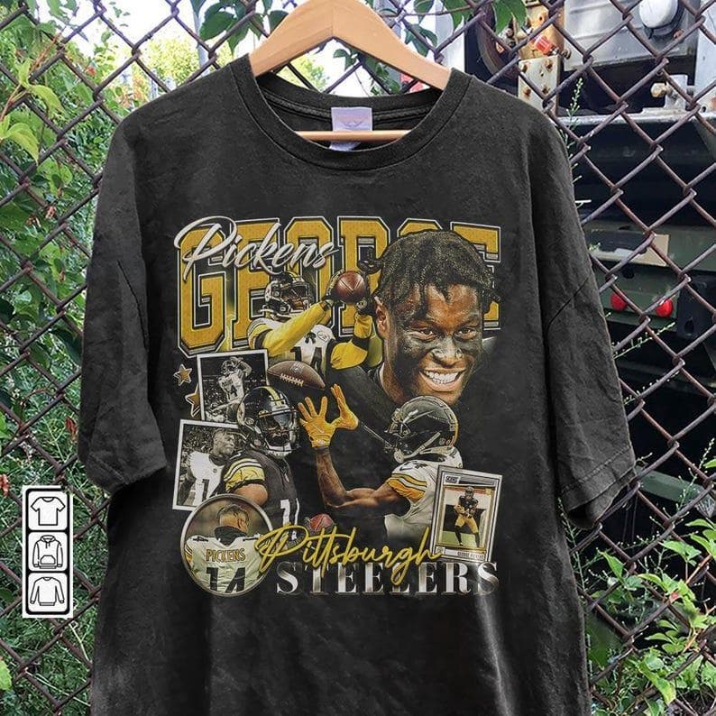 George Pickens Pittsburgh Football 90s Fan Shirt, Hoodie & Sweatshirt – image 1, Pittsburgh Steelers Tee, pittsburgh steelers hooded sweatshirt, steelers shirts, steelers t shirt, pittsburgh steelers t shirts, pittsburgh steeler gear, steelers tee shirts
