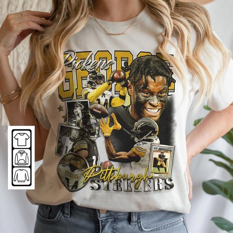 George Pickens Pittsburgh Football 90s Fan Shirt, Hoodie & Sweatshirt – image 3, Pittsburgh Steelers Tee, pittsburgh steelers hooded sweatshirt, steelers shirts, steelers t shirt, pittsburgh steelers t shirts, pittsburgh steeler gear, steelers tee shirts
