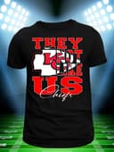 Gildan Unisex 'They Not Like Us' Football Shirt & Sweatshirt 1 small thumbnail