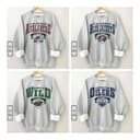 Gildan Vintage 90s All Hockey Team Sweatshirt - Retro Ice Hockey Fan Gift 1 small thumbnail