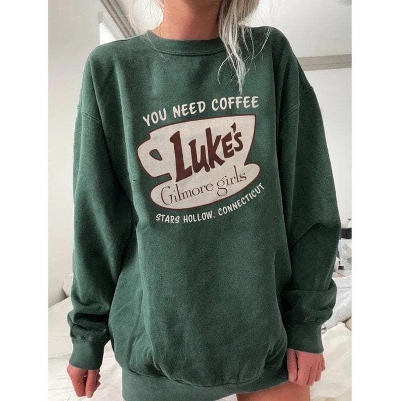 Gilmore Girls Luke's You Need Coffee Stars Hollow TV Show Fan Apparel – image 1, Lukes You Need Coffee Stars Hollow Tee, Lukes You Need Coffee Stars Hollow Merch, Lukes You Need Coffee Stars Hollow Shirt, Lukes You Need Coffee Stars Hollow Sweatshirt, Lukes You Need Coffee Stars Hollow Hoodie, Lukes You Need Coffee Stars Hollow Clothes