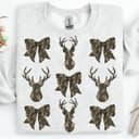 Sudadera, Hoodie y Camiseta 'Coquette Bow' Camo Deer Hunt para Chicas 1 small thumbnail