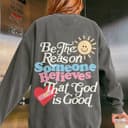 God Is Good Jesus Christian Aesthetic Hoodie | Women's Bible Verse Sweatshirt 1 small thumbnail