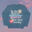 God Is Good Jesus Christian Aesthetic Hoodie | Women's Bible Verse Sweatshirt 2 small thumbnail
