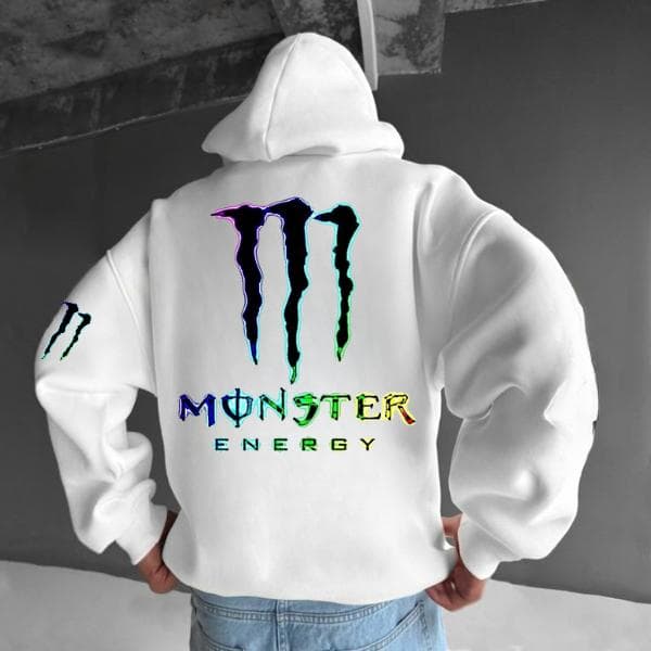 Gradient Monster Bling Bling Print Sudadera con Capucha Unisex, Sudadera y Camiseta de Algodón Spandex – image 1, Monster Energy Tee, Monster Energy Merch, Monster Energy Shirt, Monster Energy Sweatshirt, Monster Energy Hoodie, Monster Energy Clothes