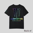 Gradient Monster Bling Bling Print Sudadera con Capucha Unisex, Sudadera y Camiseta de Algodón Spandex 3 small thumbnail