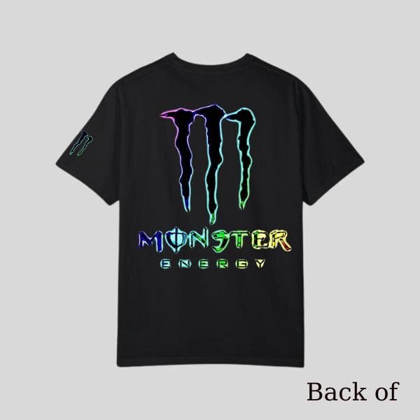 Gradient Monster Bling Bling Print Sudadera con Capucha Unisex, Sudadera y Camiseta de Algodón Spandex – image 3, Monster Energy Tee, Monster Energy Merch, Monster Energy Shirt, Monster Energy Sweatshirt, Monster Energy Hoodie, Monster Energy Clothes