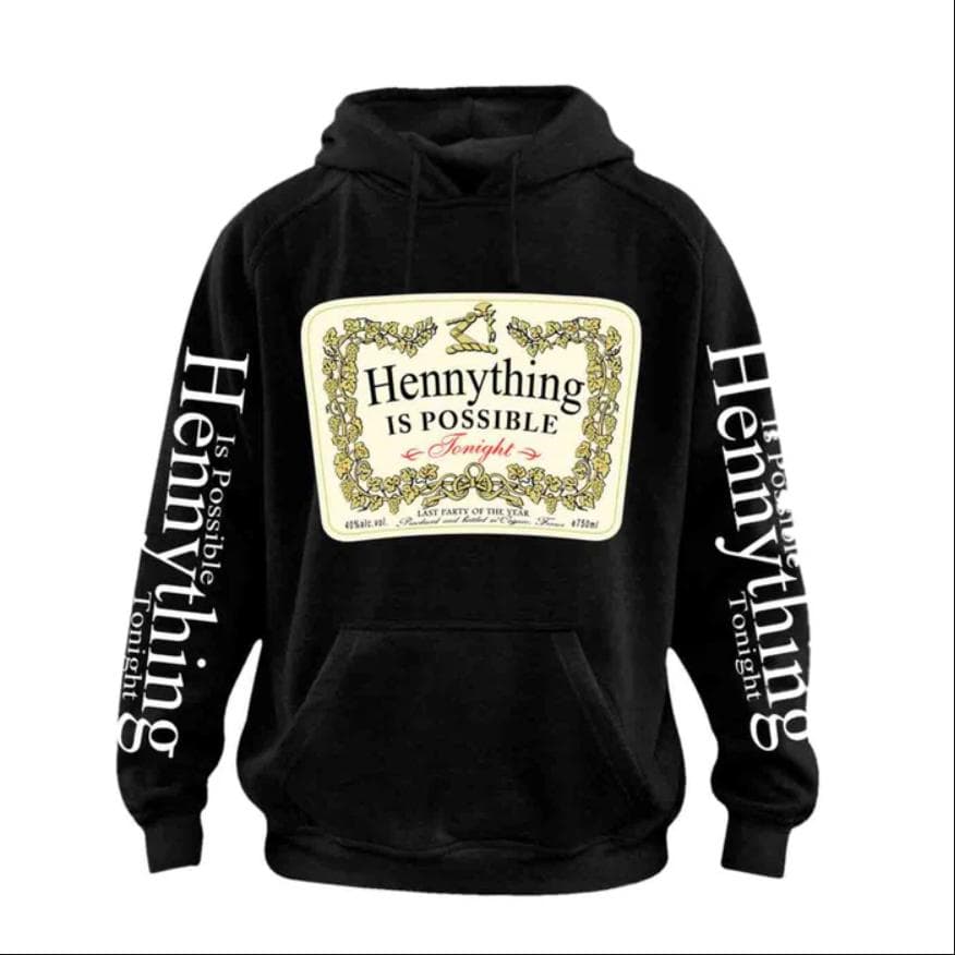 Graphic Hoodie 'Hennything Is Possible' Gift for Men & Women – image 1, Hennything Is Possible Tee, Hennything Is Possible Merch, Hennything Is Possible Shirt, Hennything Is Possible Sweatshirt, Hennything Is Possible Hoodie, Hennything Is Possible Clothes