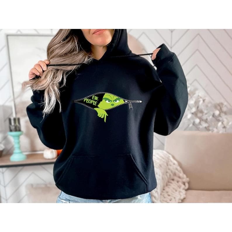 Grinchy Ew People Christmas Funny Shirt - Hoodie, Sweatshirt, Grinchmas – image 1, Grinchy Ew People Tee, Grinchy Ew People Merch, Grinchy Ew People Shirt, Grinchy Ew People Sweatshirt, Grinchy Ew People Hoodie, Grinchy Ew People Clothes