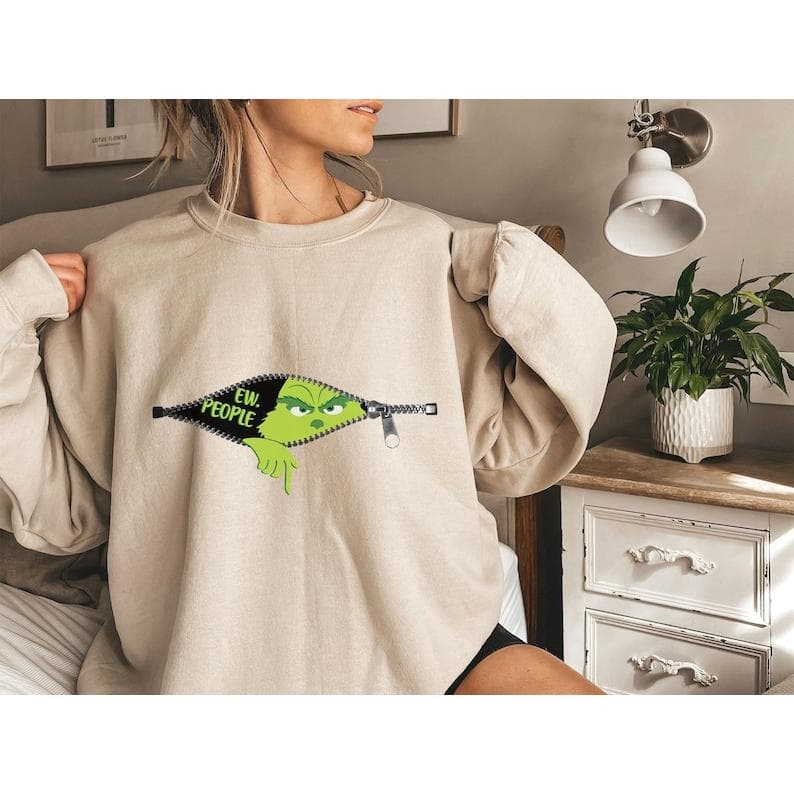 Grinchy Ew People Christmas Funny Shirt - Hoodie, Sweatshirt, Grinchmas – image 2, Grinchy Ew People Tee, Grinchy Ew People Merch, Grinchy Ew People Shirt, Grinchy Ew People Sweatshirt, Grinchy Ew People Hoodie, Grinchy Ew People Clothes