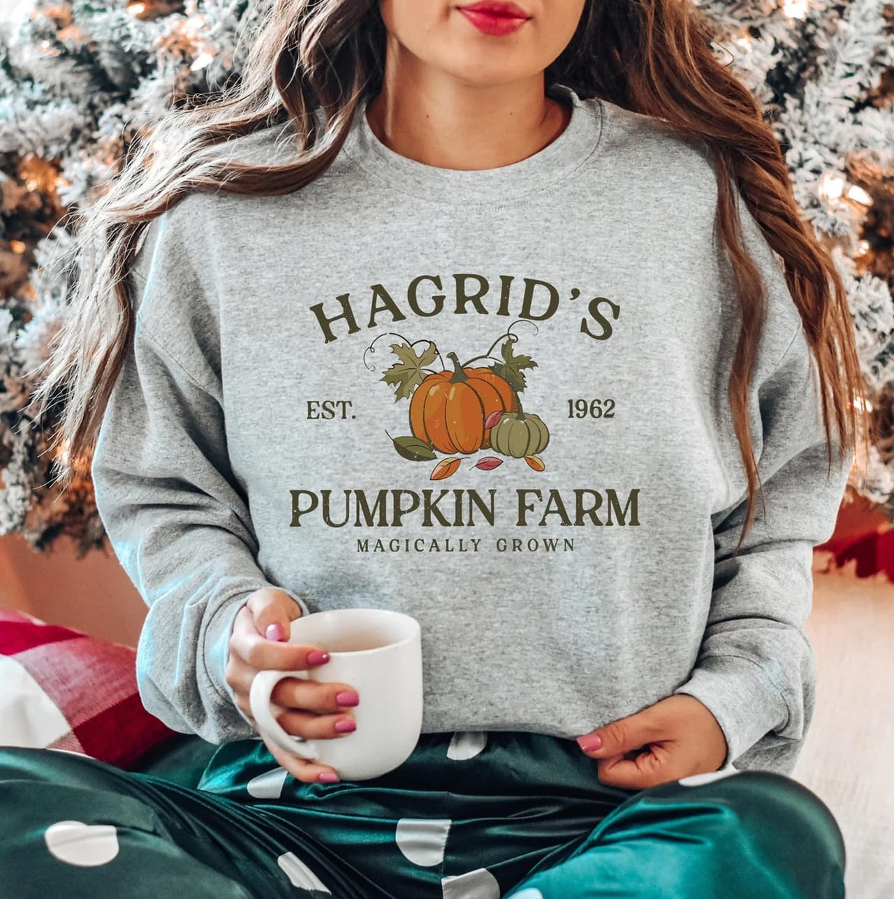 Hagrid's Pumpkin Patch Fall Sweatshirt - HP Fan Gift, Comfort Colors – image 2, Hagrid's Pumpkin Tee, Hagrid's Pumpkin Merch, Hagrid's Pumpkin Shirt, Hagrid's Pumpkin Sweatshirt, Hagrid's Pumpkin Hoodie, Hagrid's Pumpkin Clothes