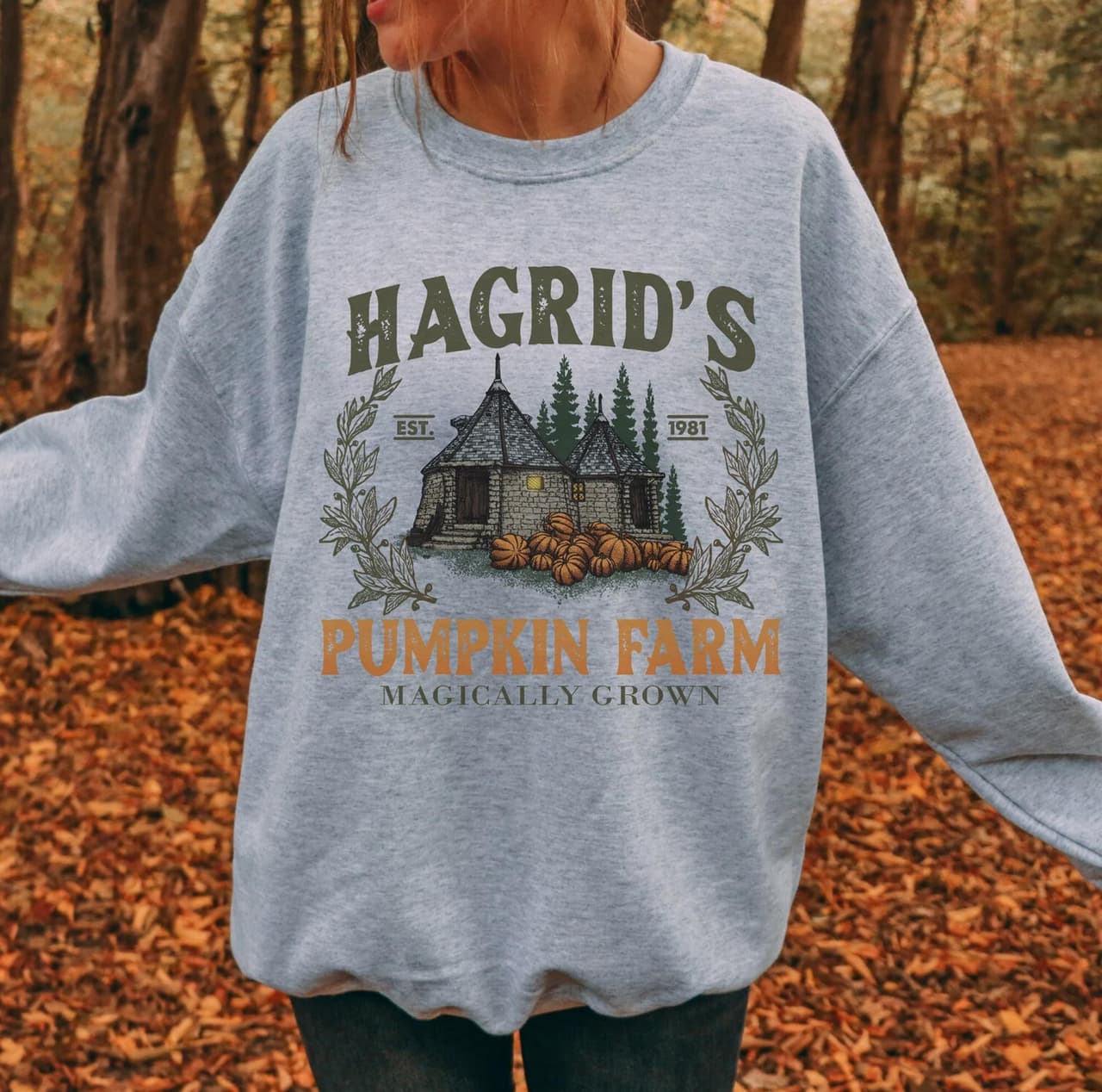 Hagrid's Pumpkin Patch Halloween Sweatshirt Hoodie Comfort Colors – image 2, Hagrid's Pumpkin Tee, Hagrid's Pumpkin Shirt, Hagrid's Pumpkin Sweatshirt, Hagrid's Pumpkin Hoodie, Hagrid's Pumpkin Clothes