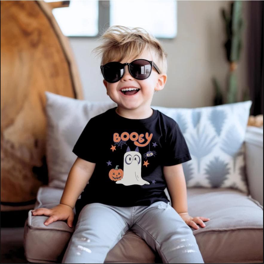 Halloween Bluey Youth Shirt - Booey Spooky Apparel – image 2, Bluey Tee, Bluey Merch, Bluey Shirt, Bluey Sweatshirt, Bluey Hoodie, Bluey Clothes