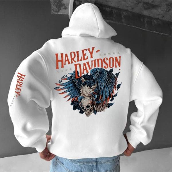 Harley Davidson Men's Ghoulish Biker Skull Hoodie Sweatshirt Tee – image 2, Harley Davidson Tee, Harley Davidson Merch, Harley Davidson Shirt, Harley Davidson Sweatshirt, Harley Davidson Hoodie, Harley Davidson Clothes