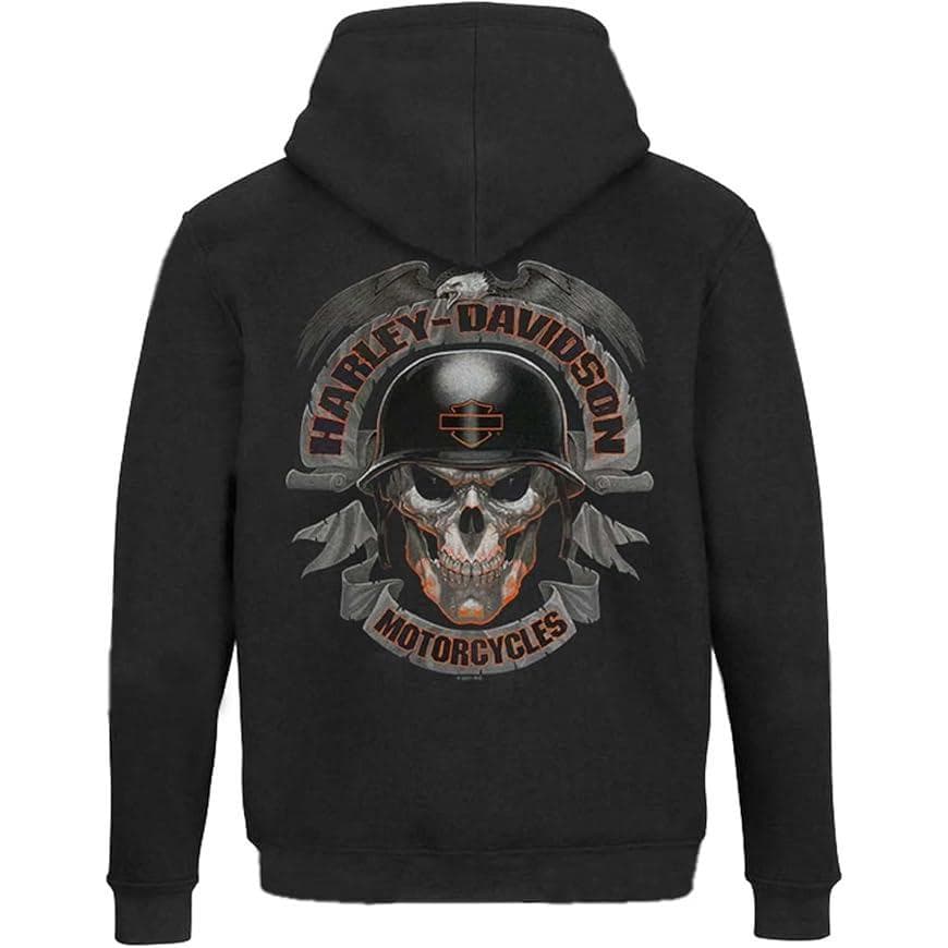 Harley-Davidson Sudadera con Calavera Ghoulish para Hombre, Regalo – image 3, Harley Davidson Tee, Harley Davidson Merch, Harley Davidson Shirt, Harley Davidson Sweatshirt, Harley Davidson Hoodie, Harley Davidson Clothes