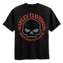 Harley-Davidson Camiseta Cuello Redondo Willie G Skull para Hombre - Regalo 3 small thumbnail