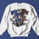 Hedgehog Japanese Sweatshirt: Sonic Adventure 2, Dreamcast Streetwear Hoodie 1 small thumbnail