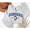 Hello Ktty Doddger Sudadera, Doddgers Vintage Washed Crewneck, Béisbol Unisex Collection Premium Sudadera, Vintage Béisbol Fan Sudadera 2 small thumbnail