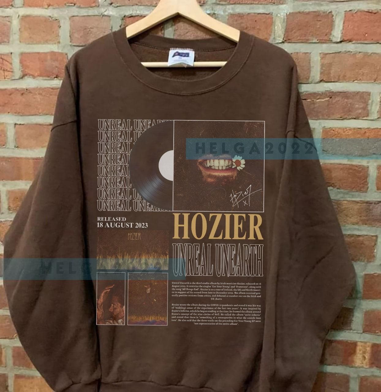 Camiseta Hozier Bootleg de Álbum, Sudadera, Sudadera con Capucha, Regalo Comfort Colors – image 1, Hozier Bootleg Tee, Hozier Bootleg Merch, Hozier Bootleg Shirt, Hozier Bootleg Sweatshirt, Hozier Bootleg Hoodie, Hozier Bootleg Clothes
