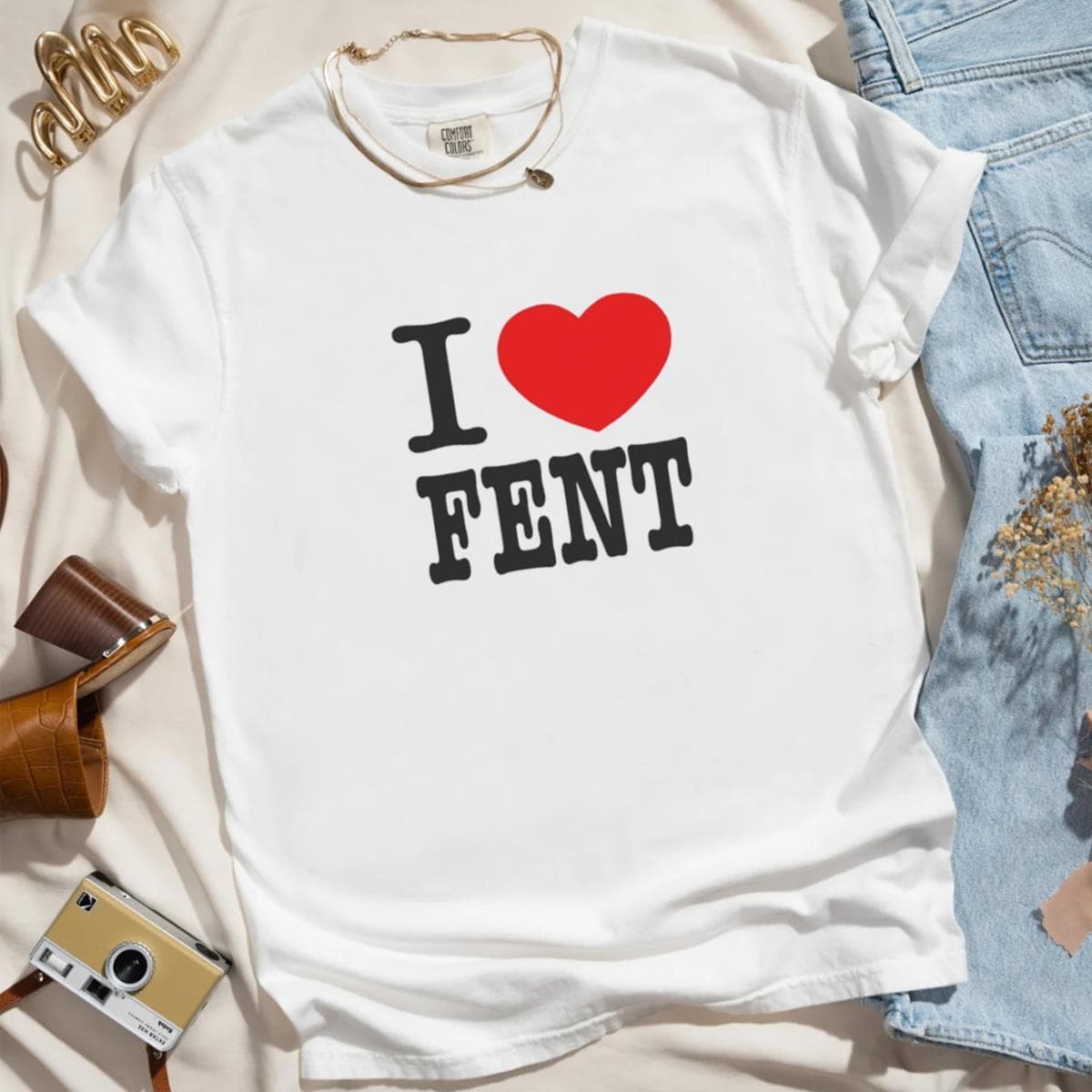 I Love Fent Classic Unisex Heavy Cotton T-Camisetas Sudadera, Sudadera, Comfort Colors – image 2, I Love Fent Tee, I Love Fent Merch, I Love Fent Shirt, I Love Fent Sweatshirt, I Love Fent Hoodie, I Love Fent Clothes