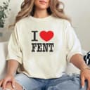 I Love Fent Classic Unisex Heavy Cotton T-Camisetas Sudadera, Sudadera, Comfort Colors 4 small thumbnail