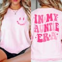 In My Auntie Era Shirt, Sweatshirt & Hoodie | Aunt, Sis, Mama Gift 4 small thumbnail