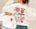Sudadera Universitaria Vintage NCAA Fútbol Indiana Hoosiers Gamecocks 2 small thumbnail