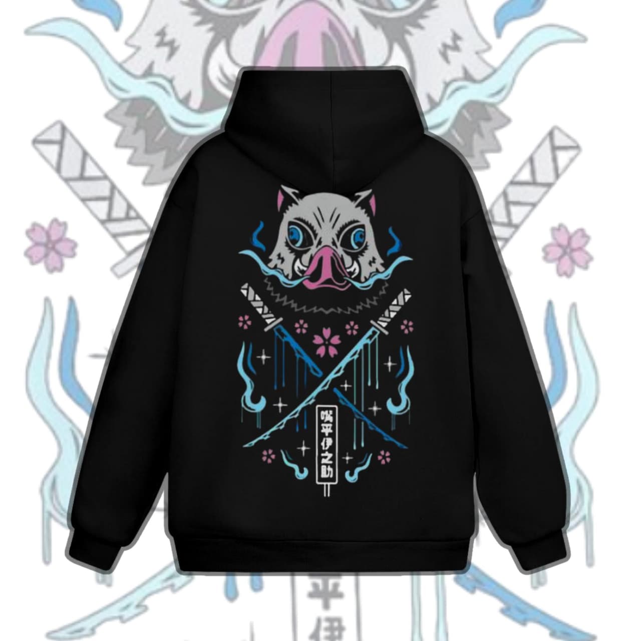 Inosuke Hashibira Dual Nichirin Katanas Demon Slayer Shirt & Hoodie – image 1, Demon Slayer Tee, Demon Slayer Merch, Demon Slayer Shirt, Demon Slayer Sweatshirt, Demon Slayer Hoodie, Demon Slayer Clothes