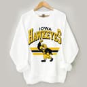 Iowa Hawkeyes Sudadera Fútbol NCAA Vintage - Regalo Unisex University of Iowa Fan 3 small thumbnail