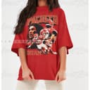 Isiah Pacheco Kansas City Football Vintage 90s Oversized Shirt 3 small thumbnail