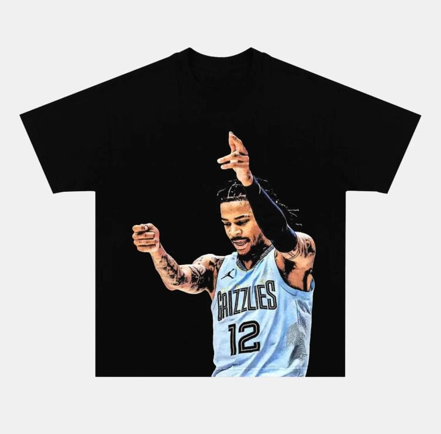 JA MORANT COOL V1 TEE, Star Basketball Shirt, Vintage Basketball Design Tees,Vintage Tees Y2K,Crew Neck Shirt, Morant Tee, Y2K Men, Gift Basketball – image 1, JA MORANT Tee, JA MORANT Merch, JA MORANT Shirt, JA MORANT Sweatshirt, JA MORANT Hoodie, JA MORANT Clothes